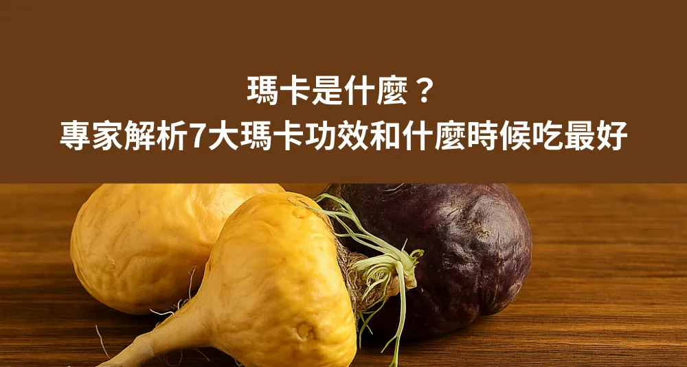 瑪卡是什麼？專家解析7大瑪卡功效和什麼時候吃最好